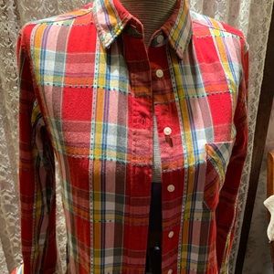 Plaid blouse